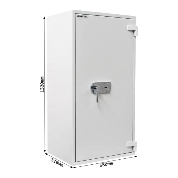 Rottner Wertschutzschrank EN2 Diamant Fire PO130 Doppelbartschloss lichtgrau T05920
